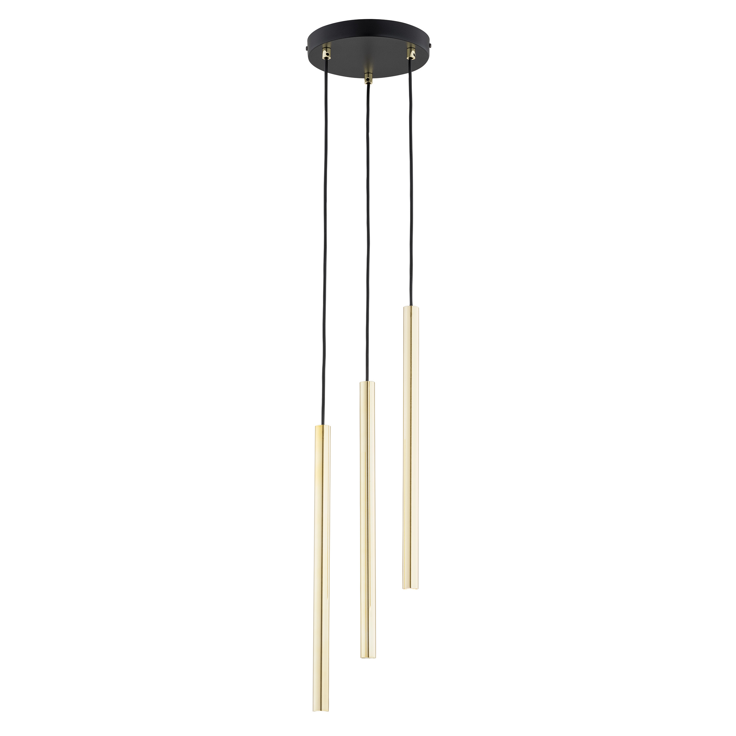 Darmowa Dostawa - Lampa wisząca 3x8 W czarny Emibig Selter Gold 13323PREM