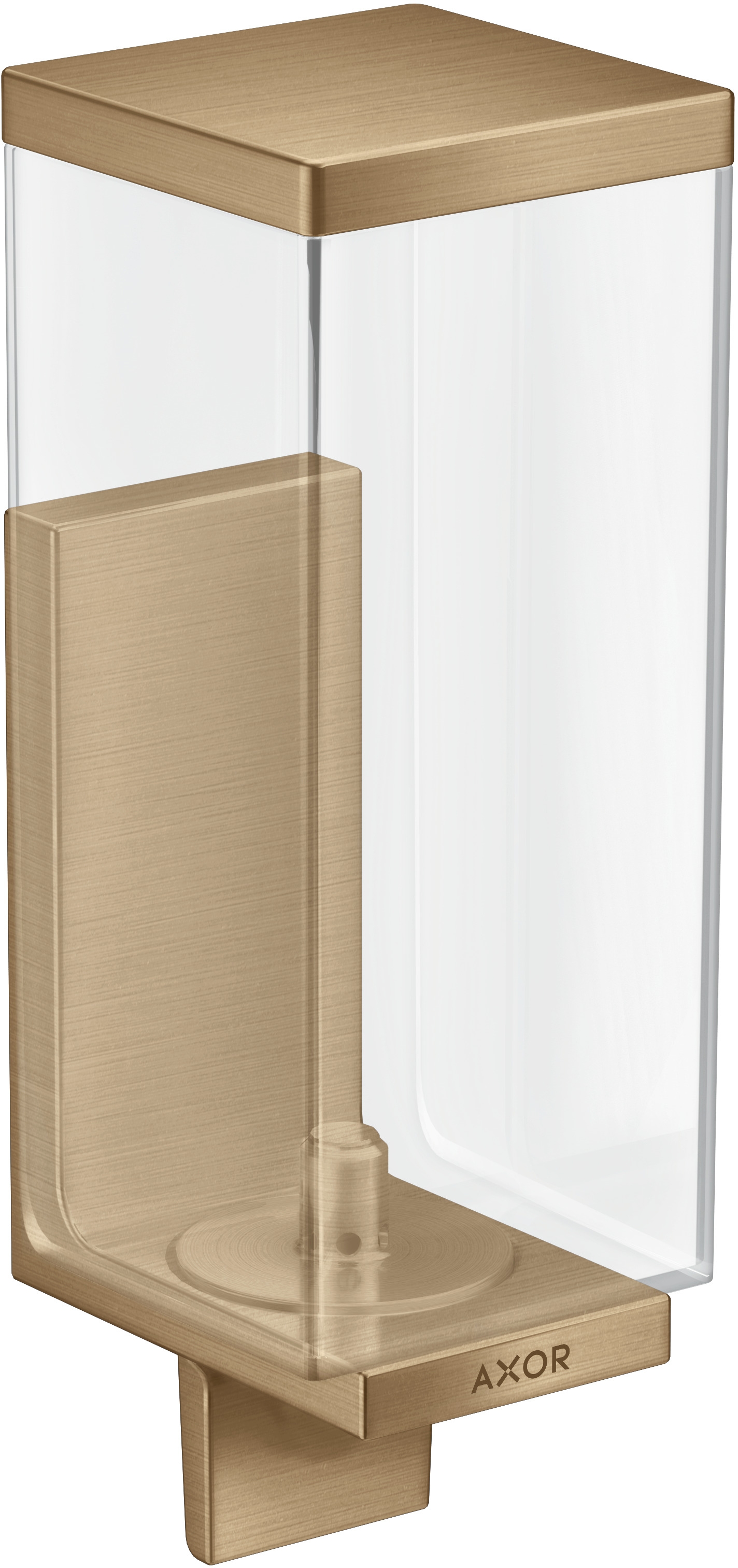 Darmowa Dostawa - Dozownik do mydła 600 ml brązowy Axor Universal Rectangular 42610140