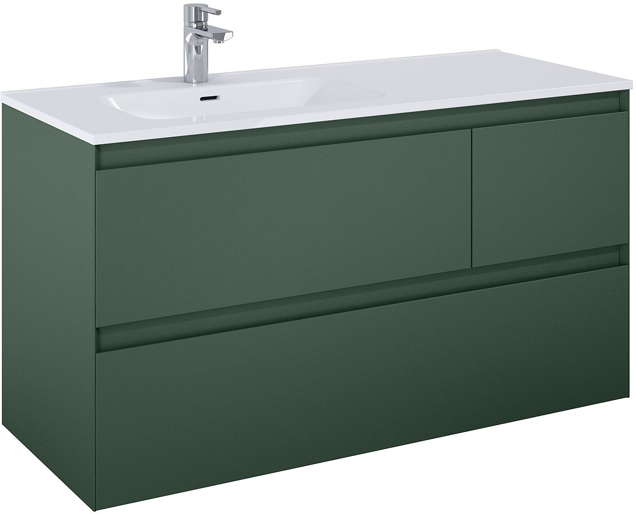 Darmowa Dostawa - Szafka 120x45.8x63.5 cm podumywalkowa wisząca zielona Elita Split RE012006157010