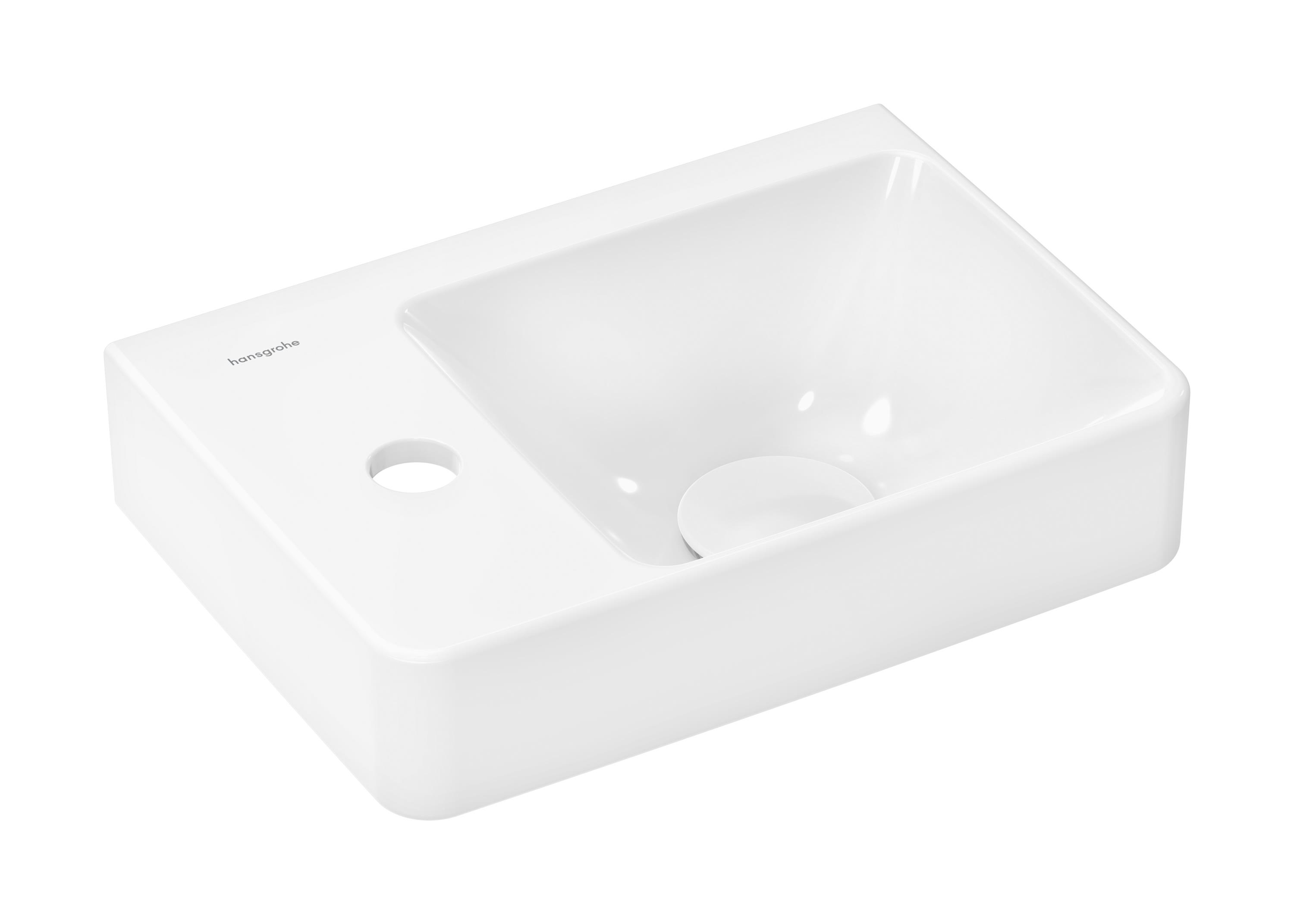 Darmowa Dostawa - Umywalka 36x25 cm prostokątna ścienna-meblowa biała Hansgrohe Xelu Q 61085450