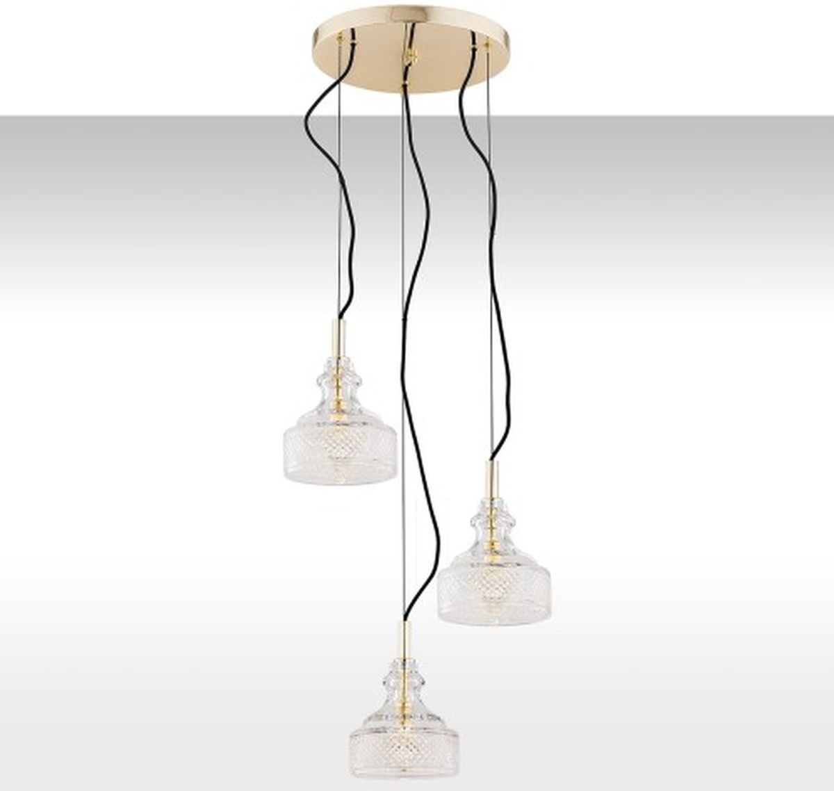Darmowa Dostawa - Lampa wisząca 4x7 W mosiądz Argon Cruz 1462