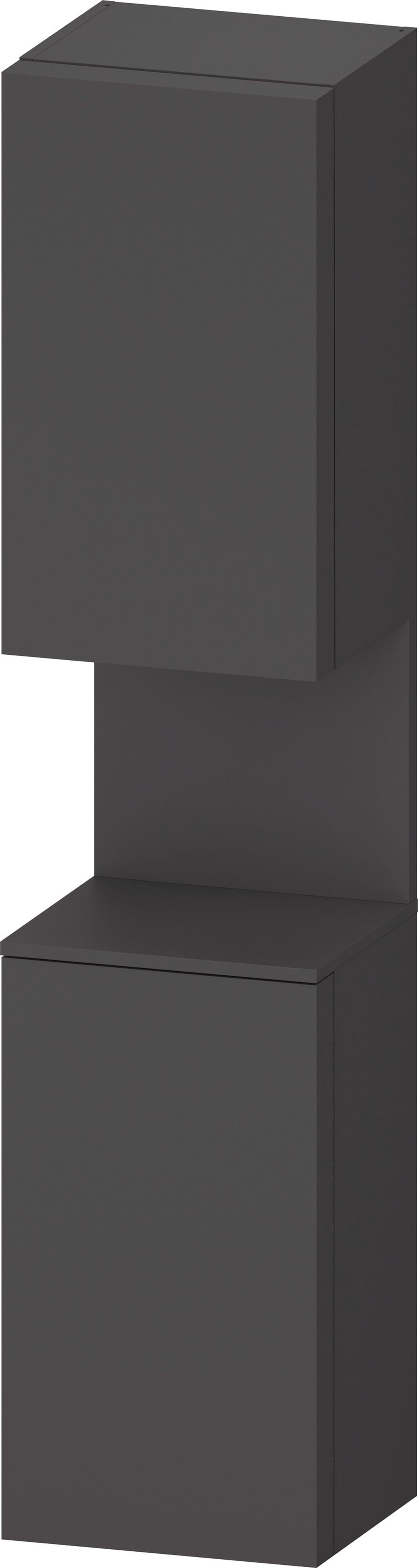 Darmowa Dostawa - Szafka 40x36x176 cm boczna wisząca grafit Duravit Qatego QA1346L49490010