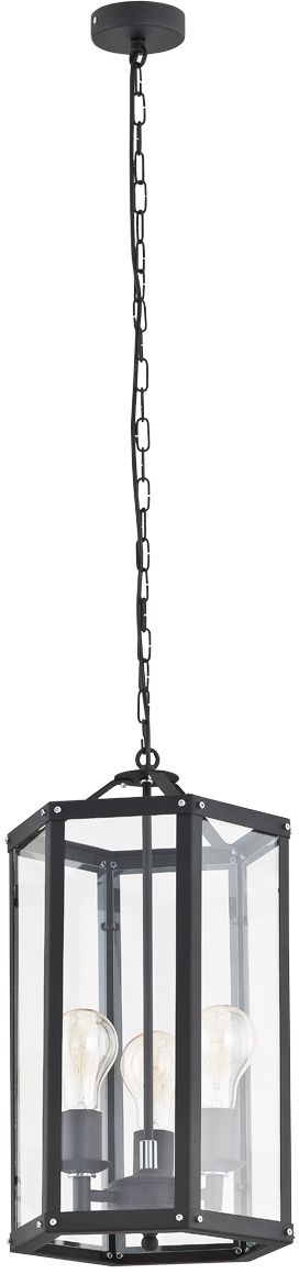 Darmowa Dostawa - Lampa wisząca 3x15 W czarna Argon Bodrum 1253