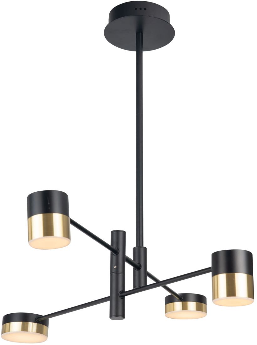 Darmowa Dostawa - Lampa podsufitowa 4x7 W czarny MaxLight Puma P0404