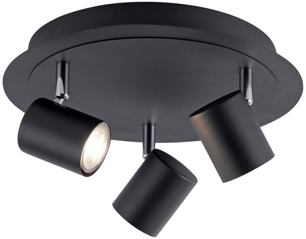 Darmowa Dostawa - Lampa podsufitowa 3x5 W antracyt Just Light Tarik 1194313