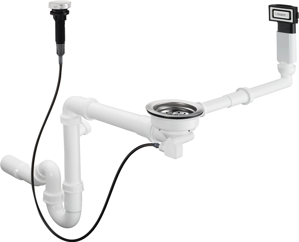 Darmowa Dostawa - Komplet syfon i przele Hansgrohe D16 43937000