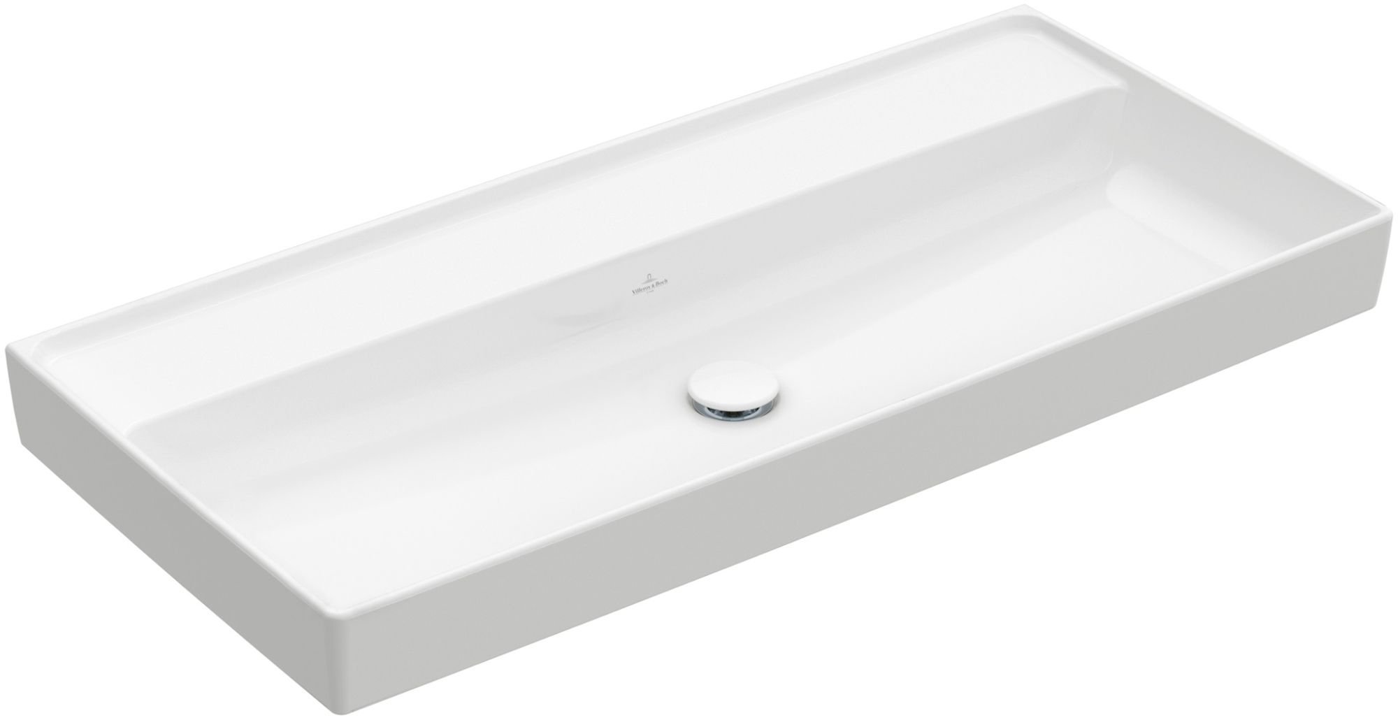 Darmowa Dostawa - Umywalka 100x47 cm prostokątna ścienna-meblowa biała Villeroy & Boch Collaro 4A33A301