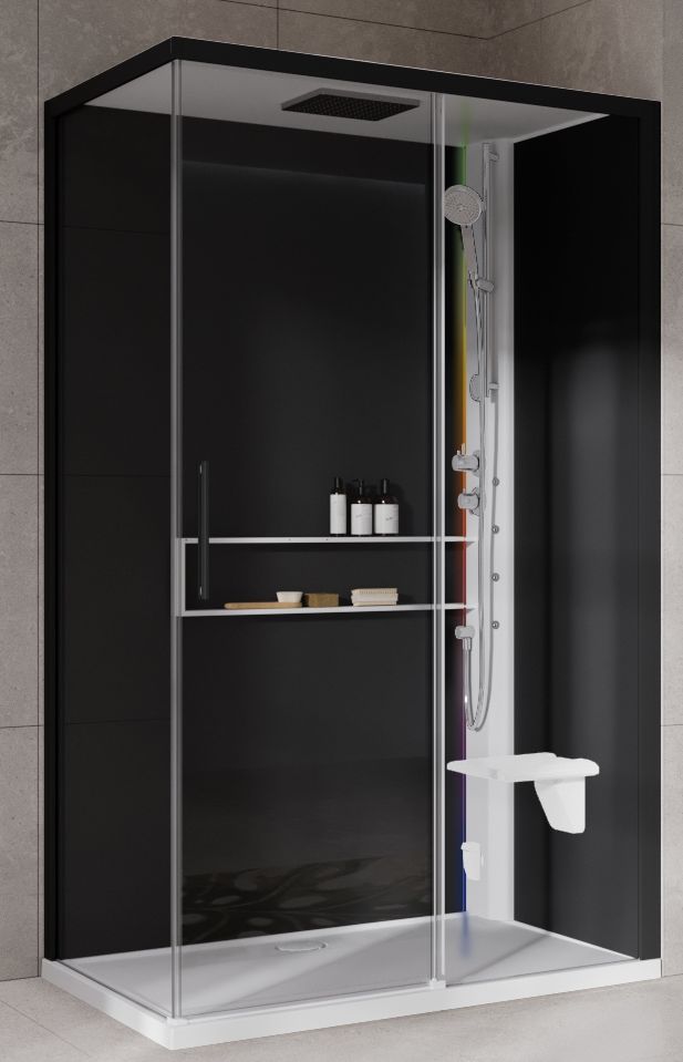 Darmowa Dostawa - Kabina z hydromasażem Novellini Glax G222P129DT51UH