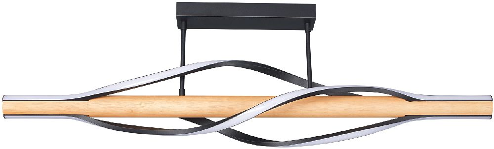 Darmowa Dostawa - Lampa podsufitowa 1x30 W czarna Zuma Line Baez C230857003