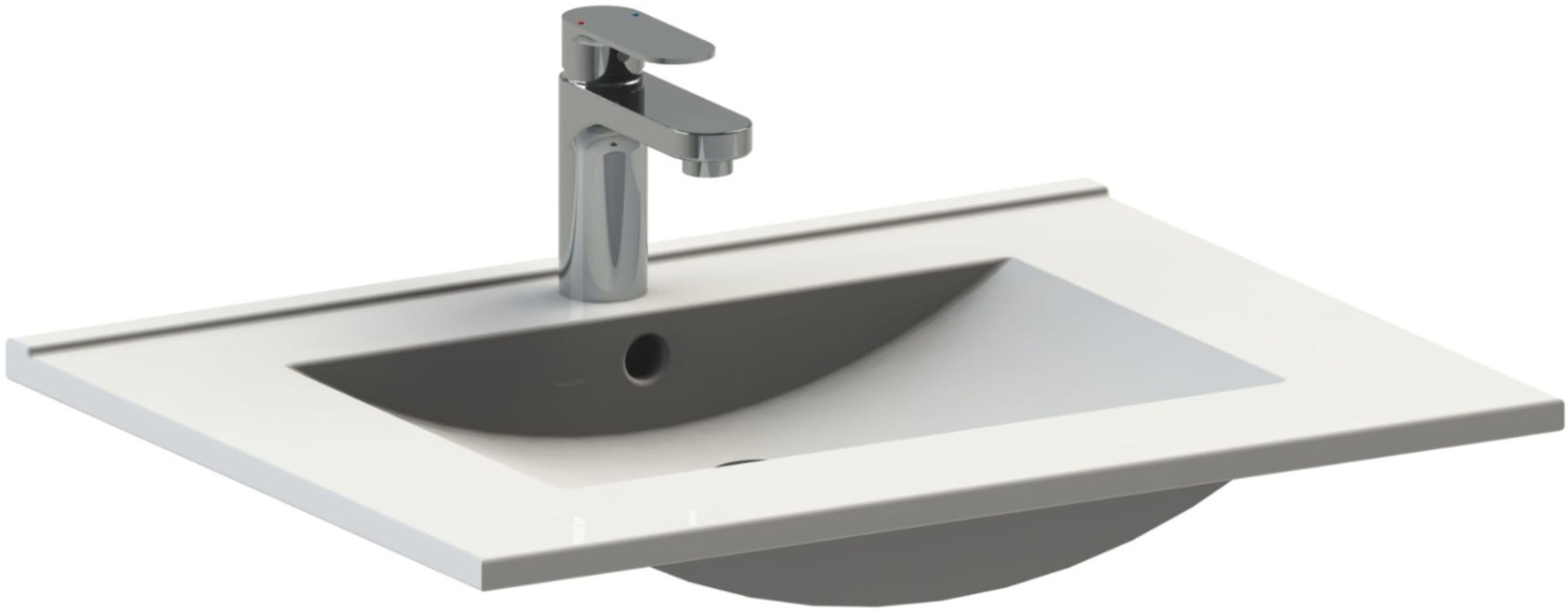 Darmowa Dostawa - Umywalka 81.5x47 cm prostokątna meblowa biała Strama Vigo 9901080