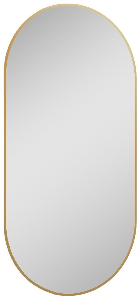 Darmowa Dostawa - Lustro 52x92 cm owalne z oświetleniem złoty Elita Sharon RE060520015570