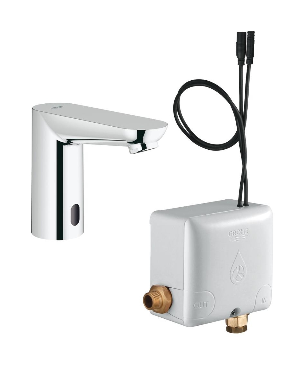 Darmowa Dostawa - Bateria umywalkowa stojąca elektroniczna starlight chrome Grohe Euroeco 36384000