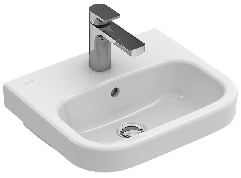 Darmowa Dostawa - Umywalka 45x38 cm półokrągła ścienna biała Villeroy & Boch Architectura 43734501