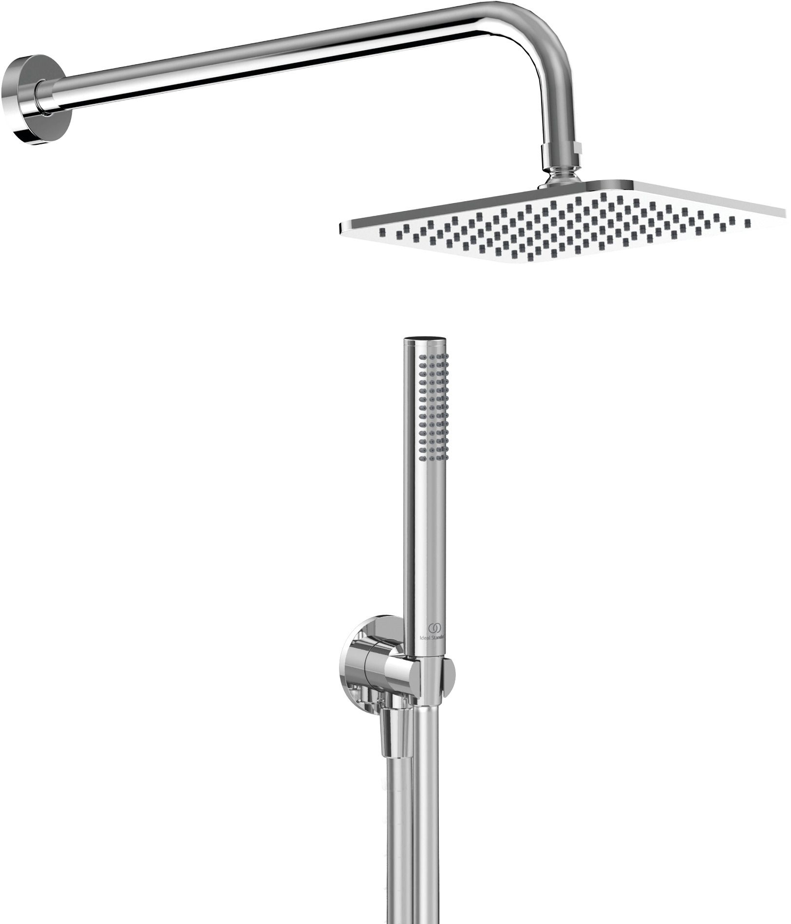 Darmowa Dostawa - Zestaw prysznicowy podtynkowy z deszczownicą chrom Ideal Standard Idealrain BD390AA