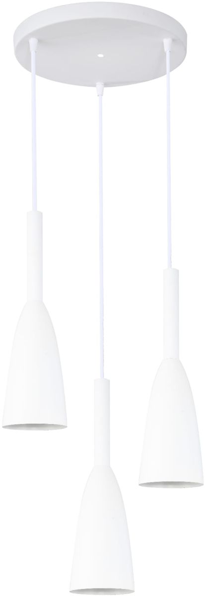 Darmowa Dostawa - Lampa wisząca 3x60 W biała Light Prestige Solin LP1813PWH