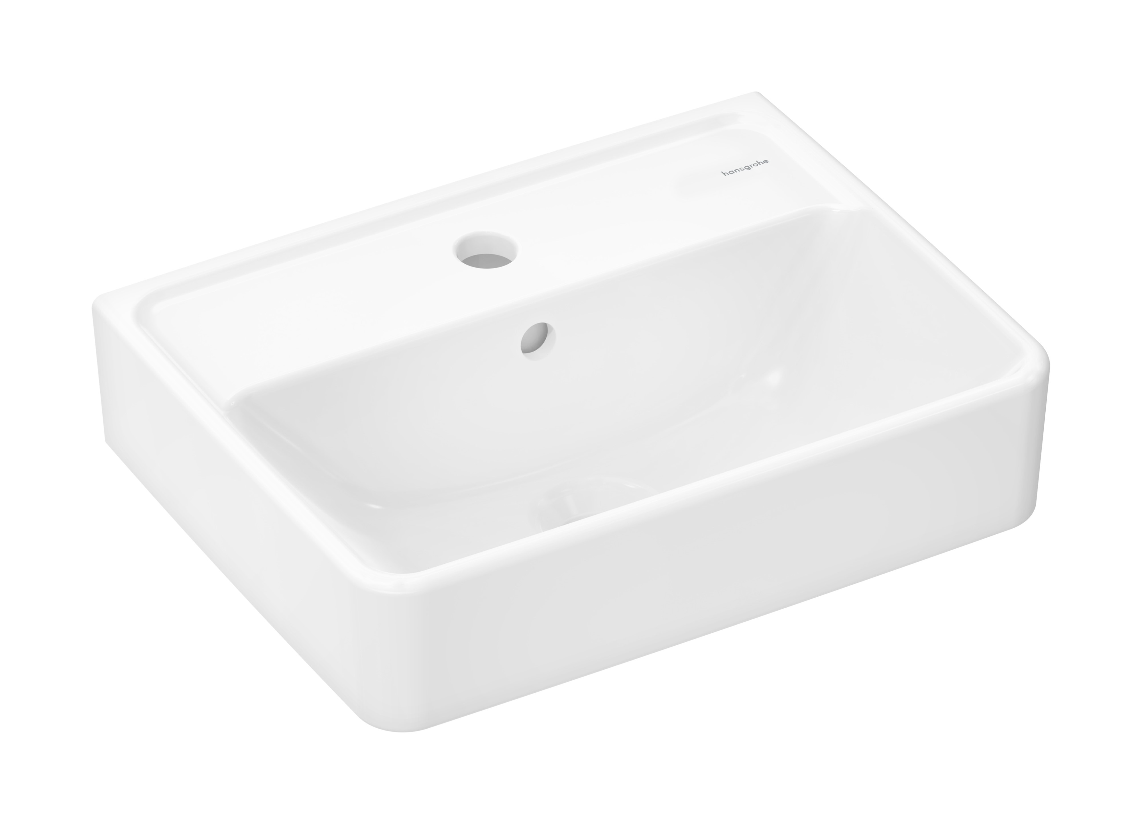 Darmowa Dostawa - Umywalka 45x34 cm prostokątna ścienna biała Hansgrohe Xanuia Q 61007450