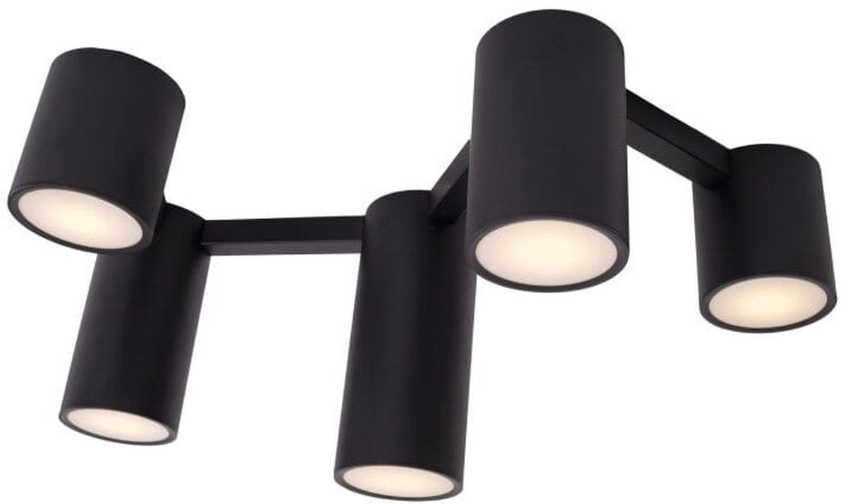 Darmowa Dostawa - Lampa podsufitowa 5x7 W czarny MaxLight Laxer C0229