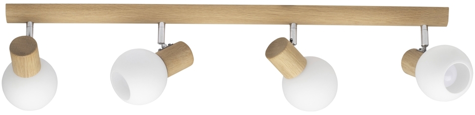 Darmowa Dostawa - Lampa podsufitowa 4x40 W drewno Spot-Light Karin 2231474