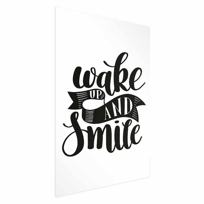 Plakat Artgeist Wake up and smile 60x90 cm bez ramy 1 szt
