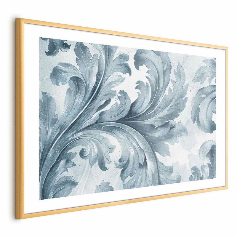 Plakat Artgeist Kamienny ornament 60x40 cm z ramą złotą 1 szt