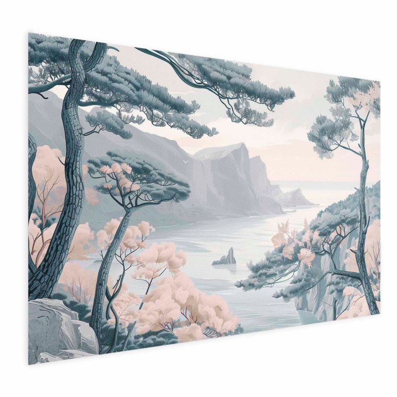 Plakat Artgeist Błękitne wybrzeże 90x60 cm bez ramy 1 szt