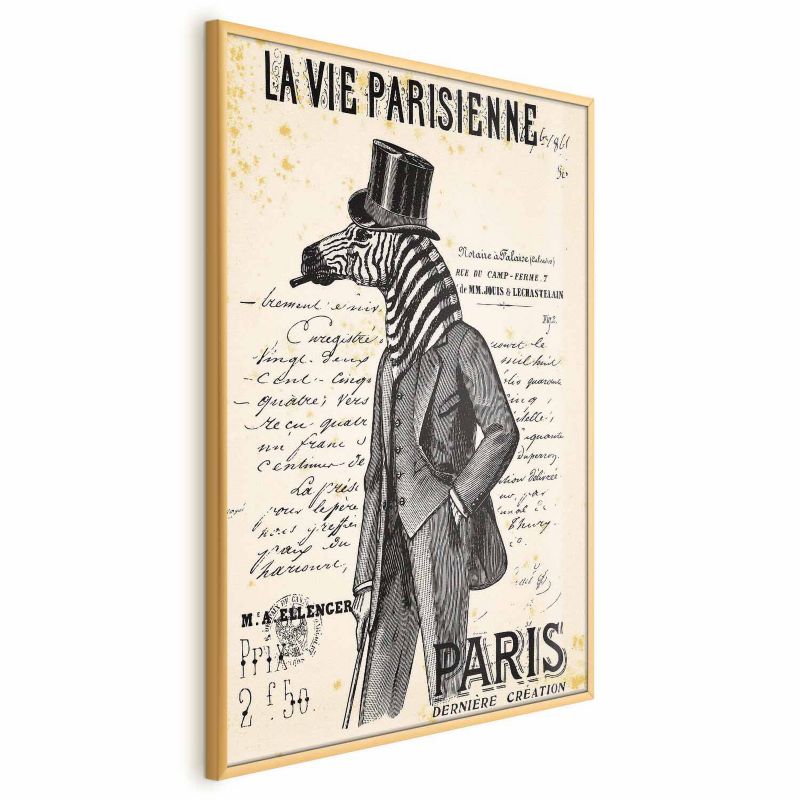 Plakat Artgeist La Vie Parisienne 60x90 cm z ramą złotą 1 szt