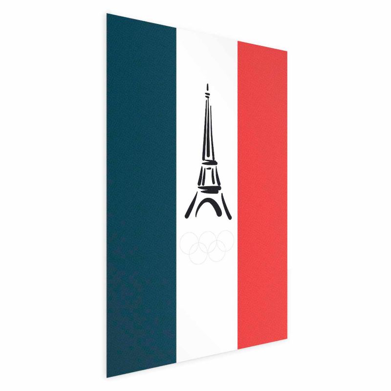 Plakat Artgeist Symbole Francji 21x30 cm bez ramy 1 szt