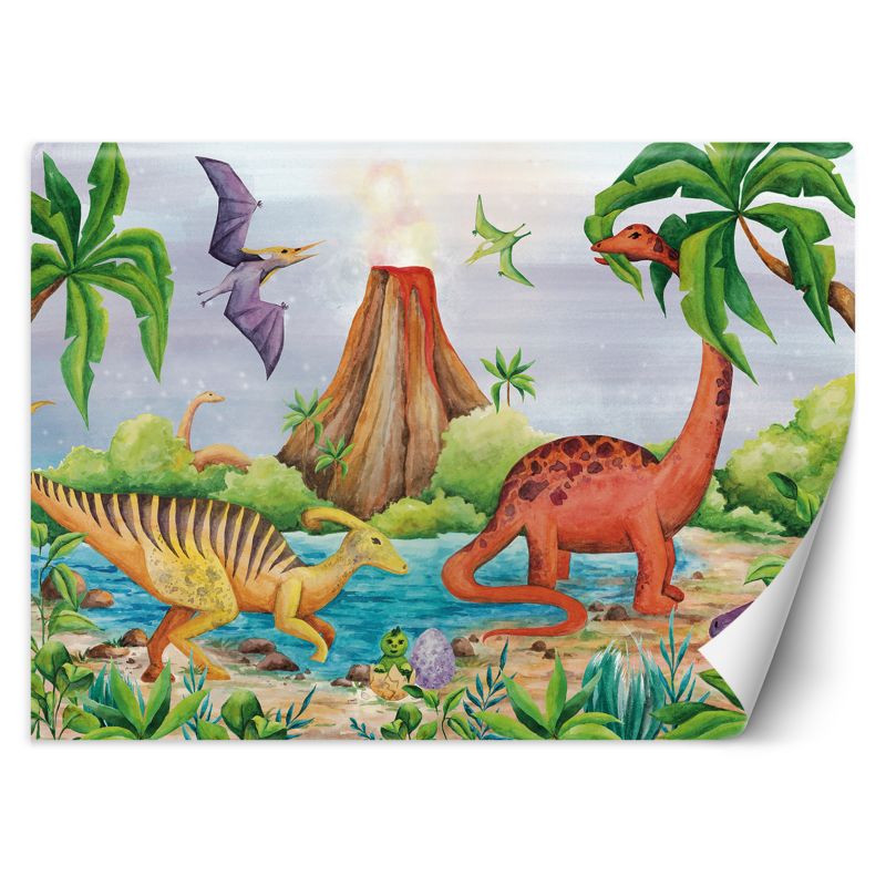 Fototapeta Feeby Dinozaury nad jeziorem 400x280 1 szt