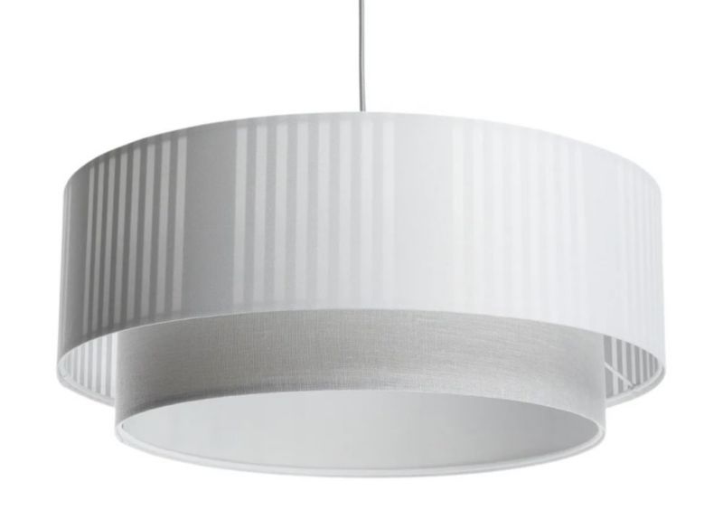 Lampa Bps Koncept wisząca DUO LAMI LINE 70x28 biała 1 szt