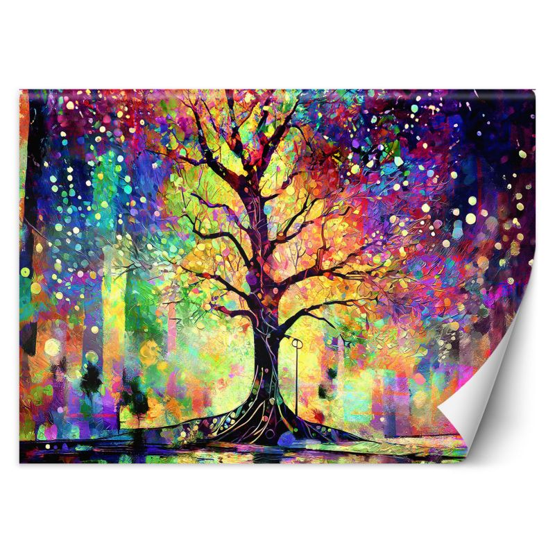 Fototapeta Feeby Kolorowe drzewo 400x280 1 szt