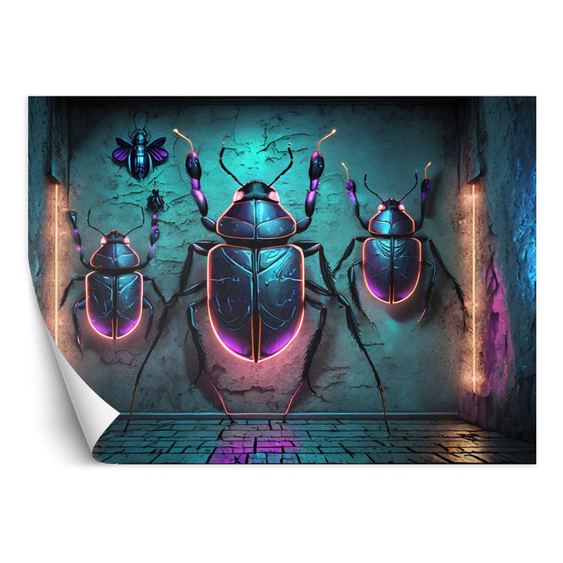 Fototapeta Feeby Owady Zwierzęta Neon 400x280 1 szt