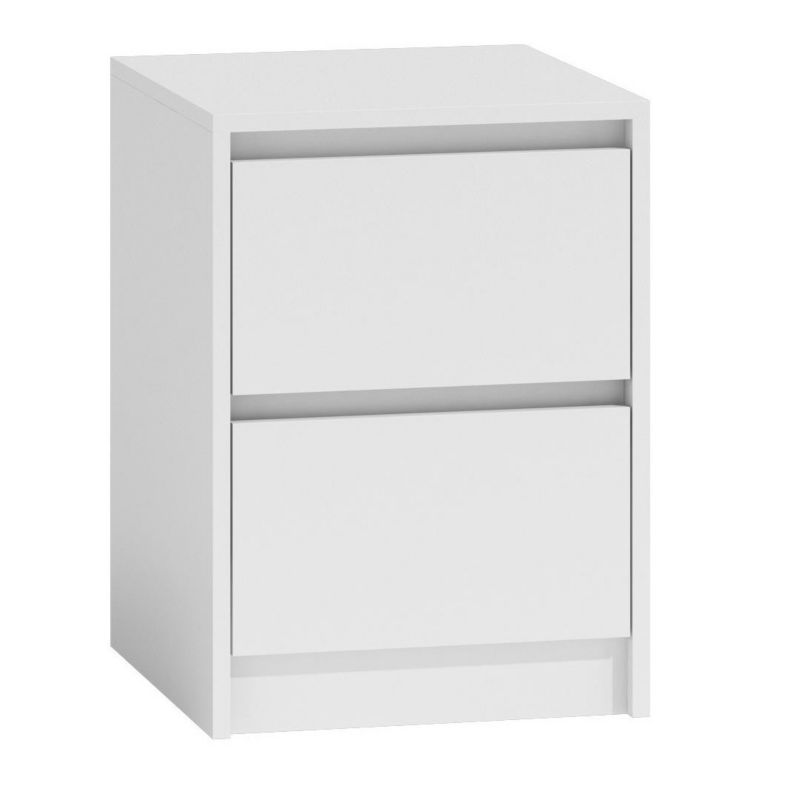Szafka Nocna Topeshop Karo K2 Biała 43x40x55 cm 1 szt.