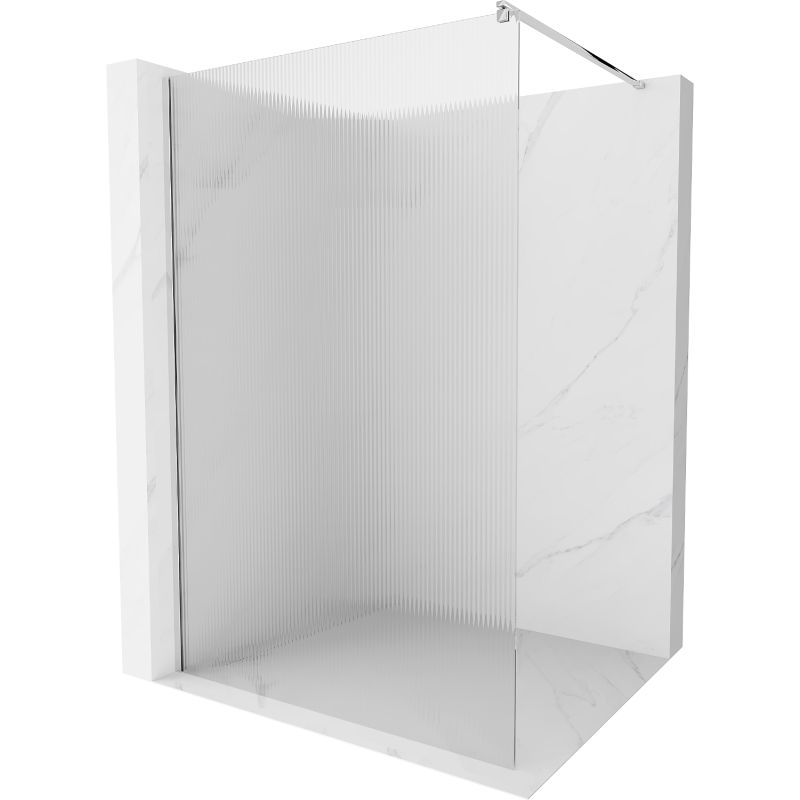Parawan prysznicowy Mexen Kioto prążki 120x200 cm 800-120-101-01-09 1 szt.