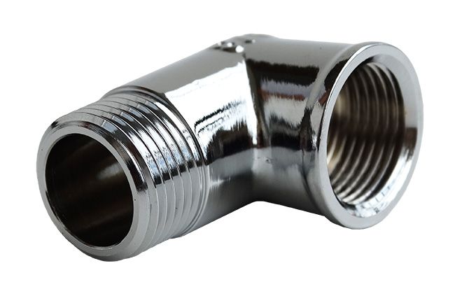 Kolano nyplowe 3/4" chrom