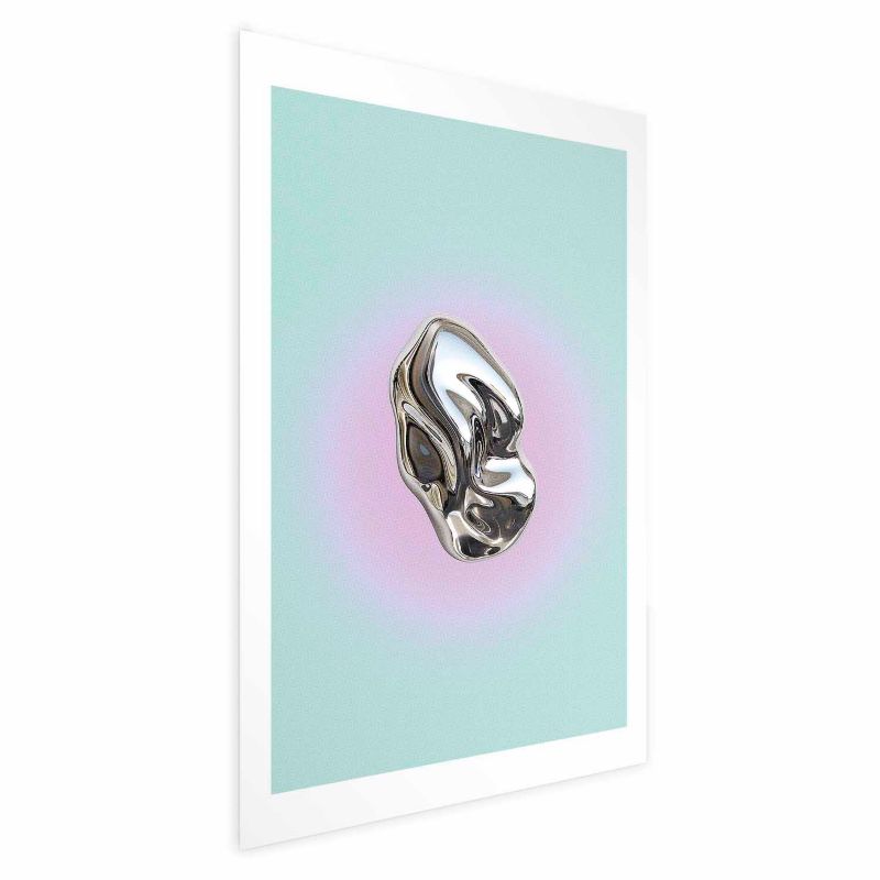 Plakat Artgeist Metaliczna Forma 29,7x42 cm bez ramy 1 szt