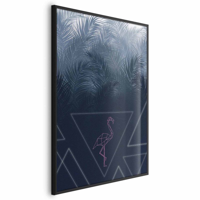 Plakat Artgeist Geometryczny ptak 21x30 cm z ramą czarną 1 szt