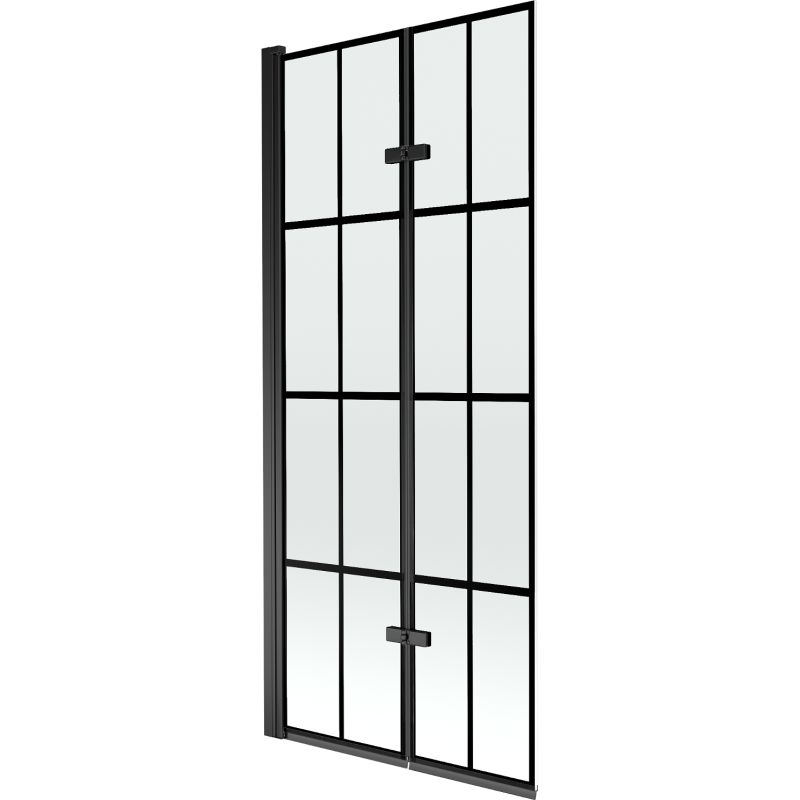 Parawan nawannowy Mexen Castor czarny wzór 80x150 cm 2 szt.