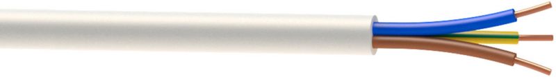 Kabel instalacyjny AKS Zielonka YDY 3 x 2,5 mm2 1 mb