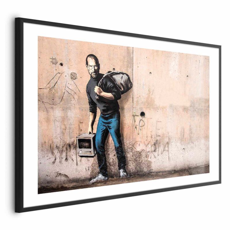 Plakat Artgeist Steve 90x60 cm z ramą czarną 1 szt