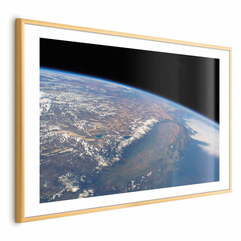 Plakat Artgeist Potęga ziemi 90x60 cm z ramą złotą 1 szt
