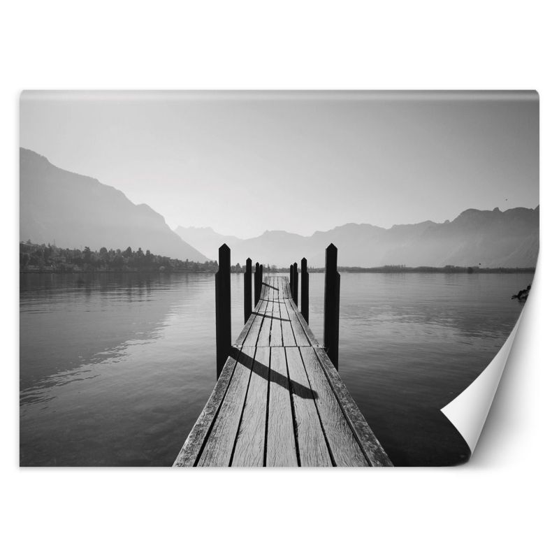 Fototapeta Feeby Jezioro góry we mgle krajobraz 150x105 1 szt