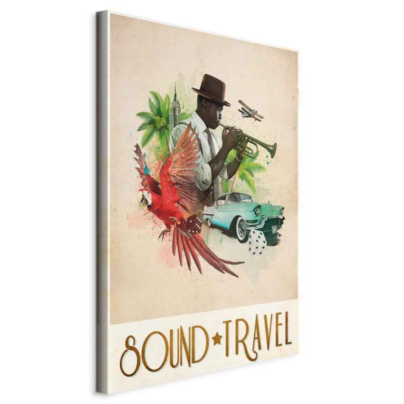 Obraz Artgeist Sound Travel 60 x 90 cm płótno włoskie 1 szt