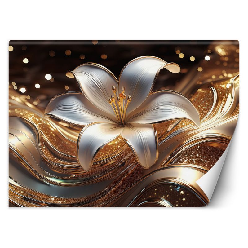 Fototapeta Feeby Złoty kwiat lilii 300x210 1 szt