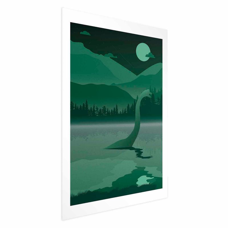 Plakat Artgeist Loch Ness 21x30 cm bez ramy 1 szt