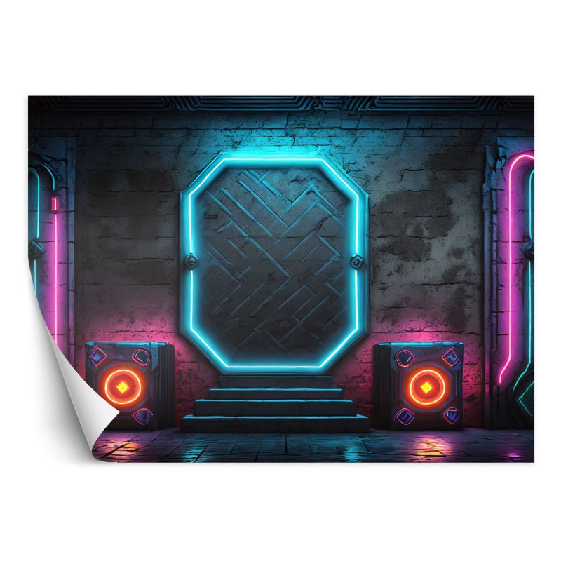 Fototapeta Feeby Abstrakcja neonowa Sci Fi 300x210 1 szt