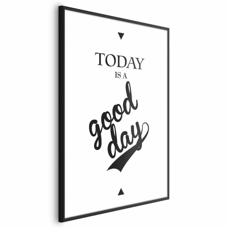 Plakat Artgeist Today 40x60 cm z ramą czarną 1 szt