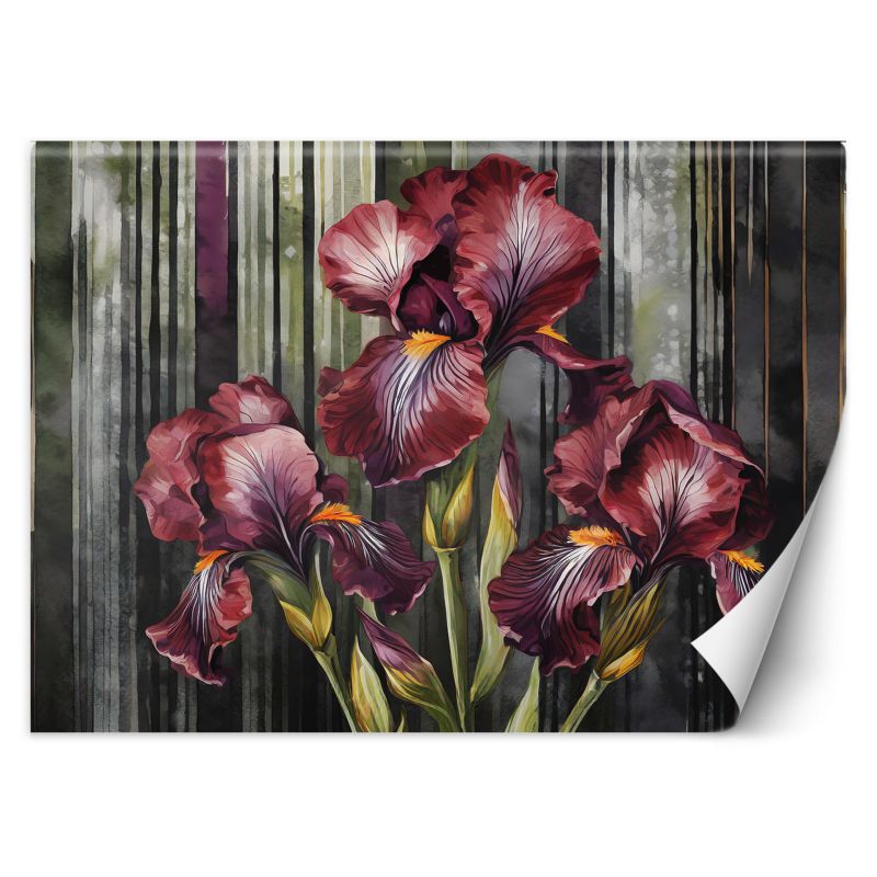 Fototapeta Feeby Czerwone kwiaty 200x140 1 szt