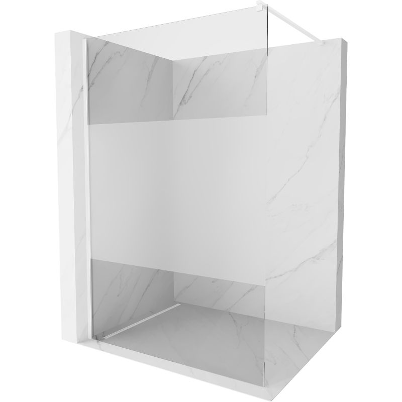 Ścianka prysznicowa Mexen Kioto biały szron/transparent 80x200 cm 800-080-101-20-35 1 szt.