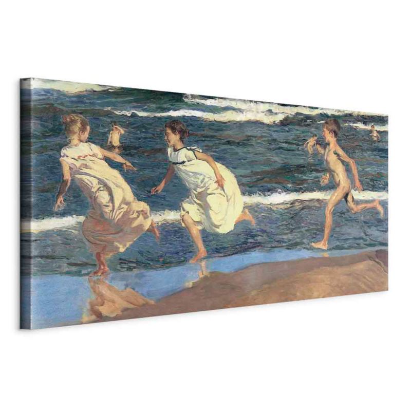 Obraz Artgeist Bieg wzdłuż plaży 60 x 30 cm płótno włoskie 1 szt