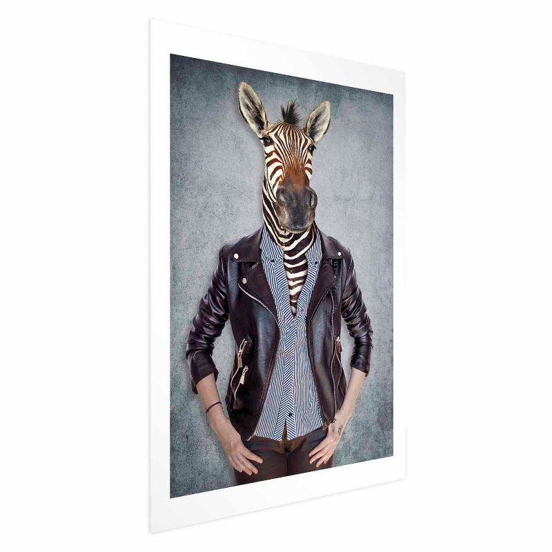 Plakat Artgeist Zebra Ewa 21x30 cm bez ramy 1 szt